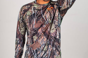 SA PERFORMANCE LONG SLEEVE SHIRT W/  CAMO DREGS